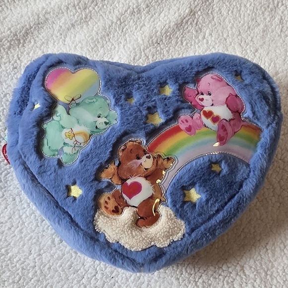 Dollskill x Carebears Lotsa heart hoodie backpack in blue - Picture 3 of 6